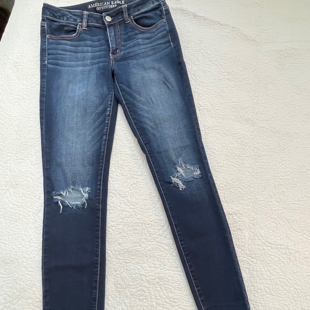 AEO Ripped Hi-Rise Jegging Super Stretch 6L